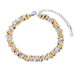 Bracciale da Donna con Nodi Intrecciati in Acciaio – Vari Colori