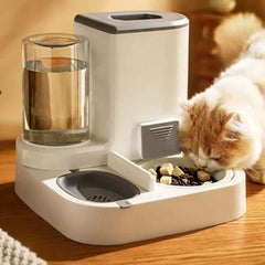 Dispenser Automatico 2 in 1 per Cibo e Acqua – Per Cani e Gatti