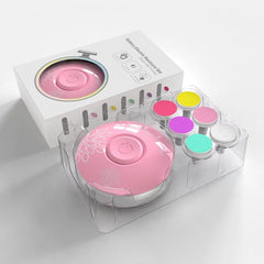 Electric Nail File for Kids with Six Interchangeable Sharpening Heads, Low Noise Newborn Nail File, Suitable for All Ages