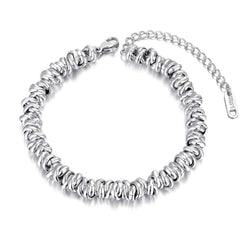 Bracciale da Donna con Nodi Intrecciati in Acciaio – Vari Colori