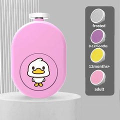 Electric Nail File for Kids with Six Interchangeable Sharpening Heads, Low Noise Newborn Nail File, Suitable for All Ages