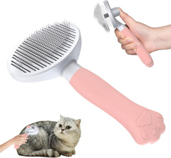 Zivacate Dog & Cat Brush - Patented One-Click Self-Cleaning Pet Grooming