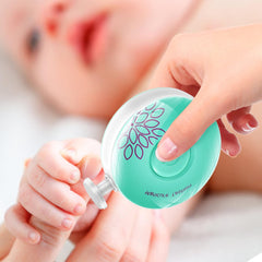 Electric Nail File for Kids with Six Interchangeable Sharpening Heads, Low Noise Newborn Nail File, Suitable for All Ages