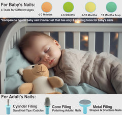 Baby Electric Nail Grinder - Safe & Gentle for Newborns