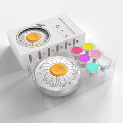 Electric Nail File for Kids with Six Interchangeable Sharpening Heads, Low Noise Newborn Nail File, Suitable for All Ages