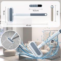 Spazzola 4 in 1 Rimuovi Peli per Cani e Gatti con Manico Lungo – Lavabile